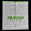 High quality certified 100% biodegradable Compostable garbage bags with drawstring